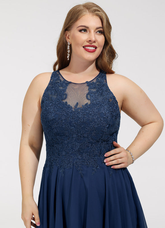 Robe Cocktail Nuit Marine Légère - gallery 8