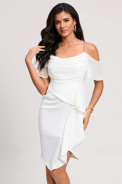 Robe Cocktail Epaule Dénudée