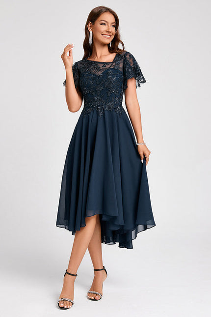 Robe Cocktail Émeraude Couture - gallery 3