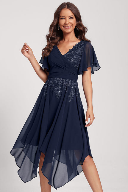 Robe Cocktail Noire Élégante