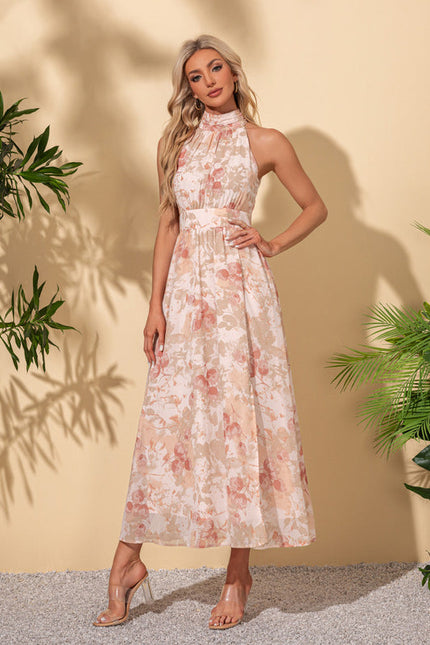 Robe Cocktail Florale Estivale - gallery 1
