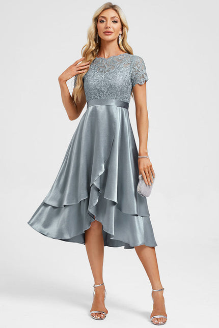 Robe Cocktail Élégance Aquatique - gallery 1