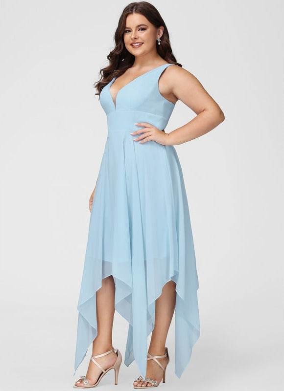 Robe Cocktail Fluide Vert Pâle - gallery 8
