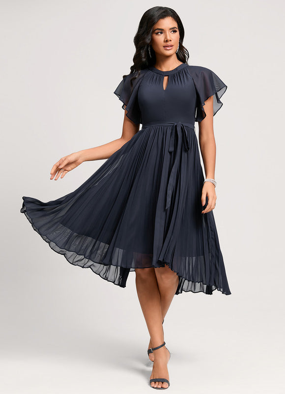 Robe Cocktail Plissée - gallery 1