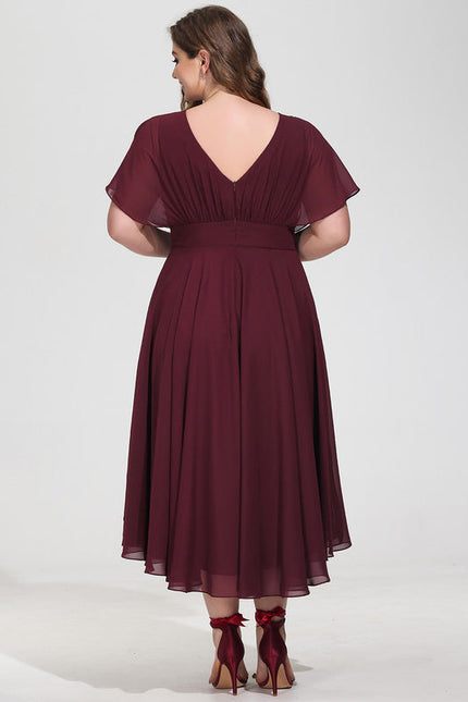 Robe Cocktail Bourgogne Fluide - gallery 9