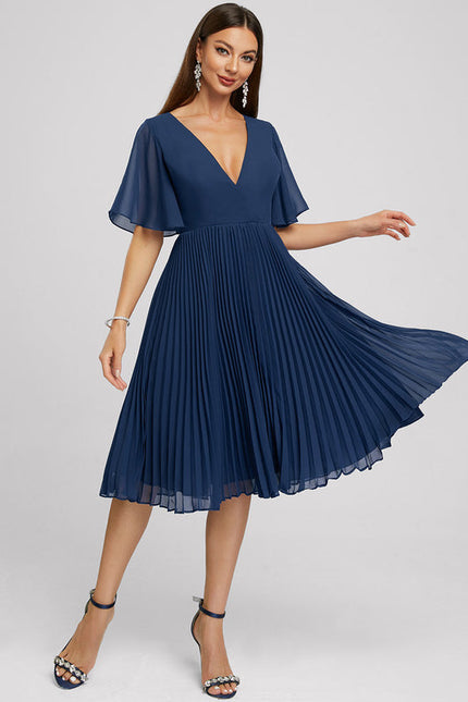 Robe De Cocktail Plissée - gallery 2