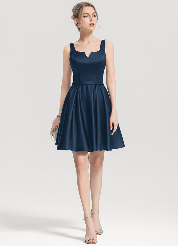 Robe Cocktail Nuit Satinée - gallery 3