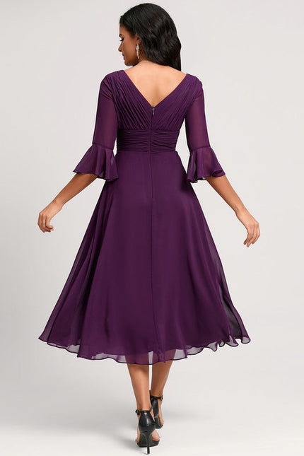 Robe De Cocktail Volants Superposés - gallery 9