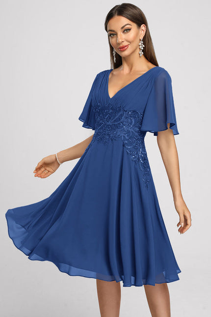 Robe Cocktail Aérienne Grise