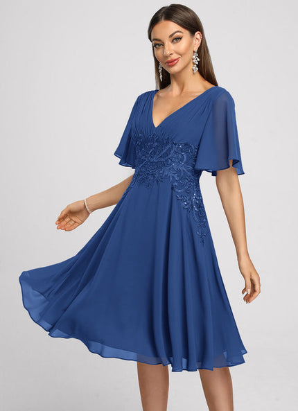 Robe Cocktail Aérienne Grise
