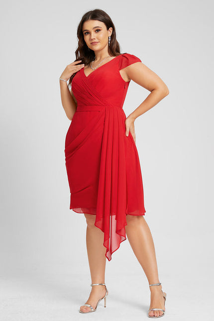 Robe Cocktail Flamboiement Éthéré - gallery 5