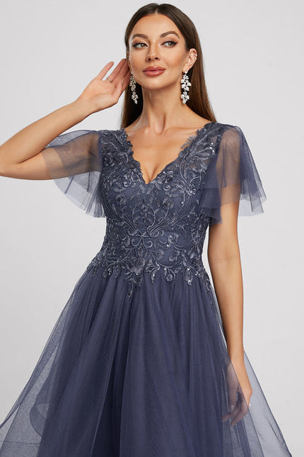 Robe Cocktail Tulle Étoilée - gallery 1