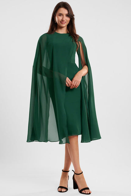 Robe Cocktail Émeraude Aérienne - gallery 1