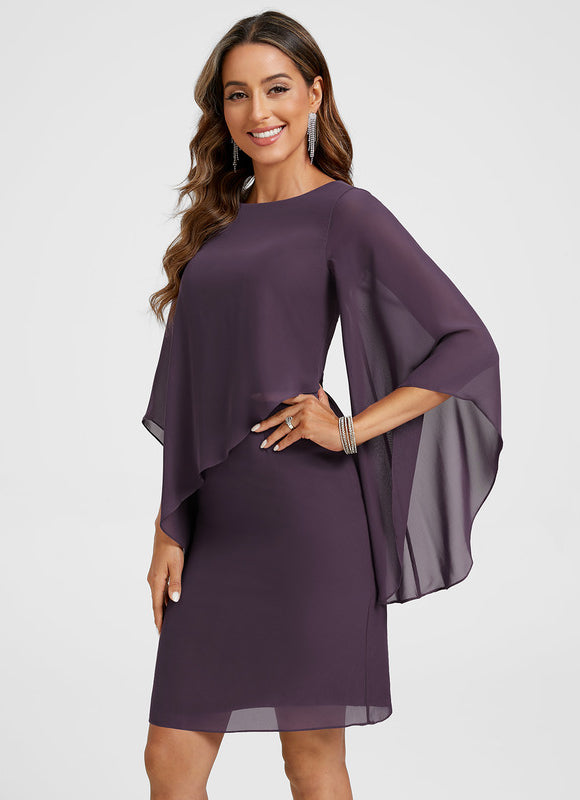 Robe Cocktail Courte Fourreau