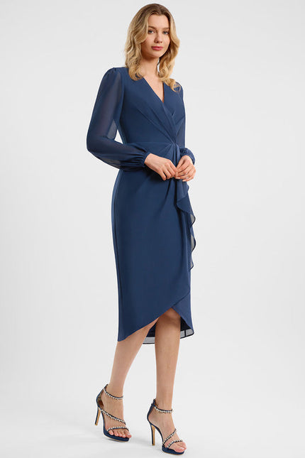 Robe Cocktail Chiffon - gallery 3