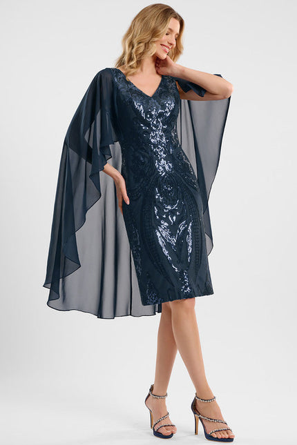 Robe Cocktail Élégance Fluide - gallery 1
