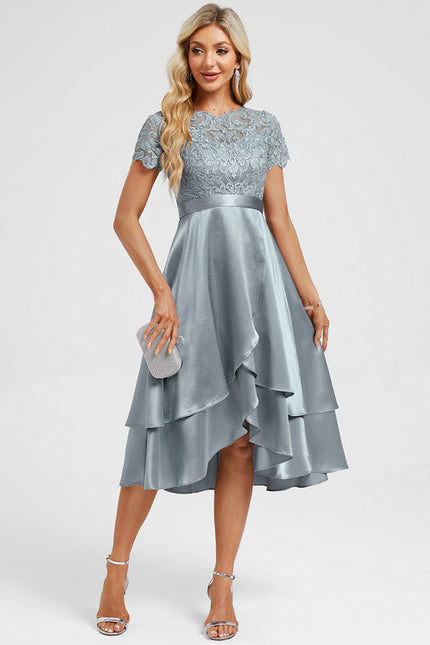 Robe Cocktail Élégance Aquatique - gallery 4