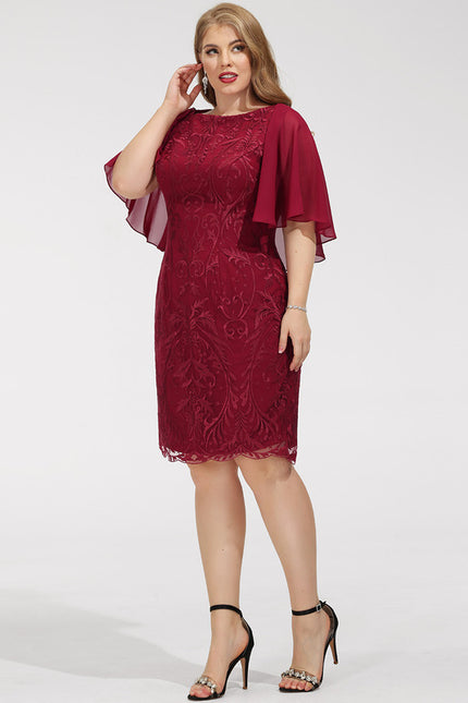 Robe Cocktail Nuit Dentelée Chic - gallery 6